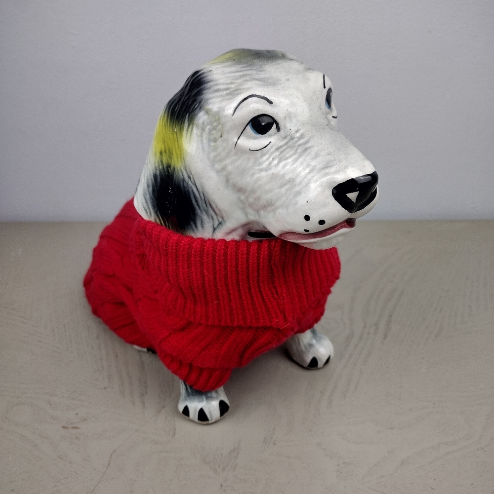NWOT Vibrant Red Dog Sweater size S